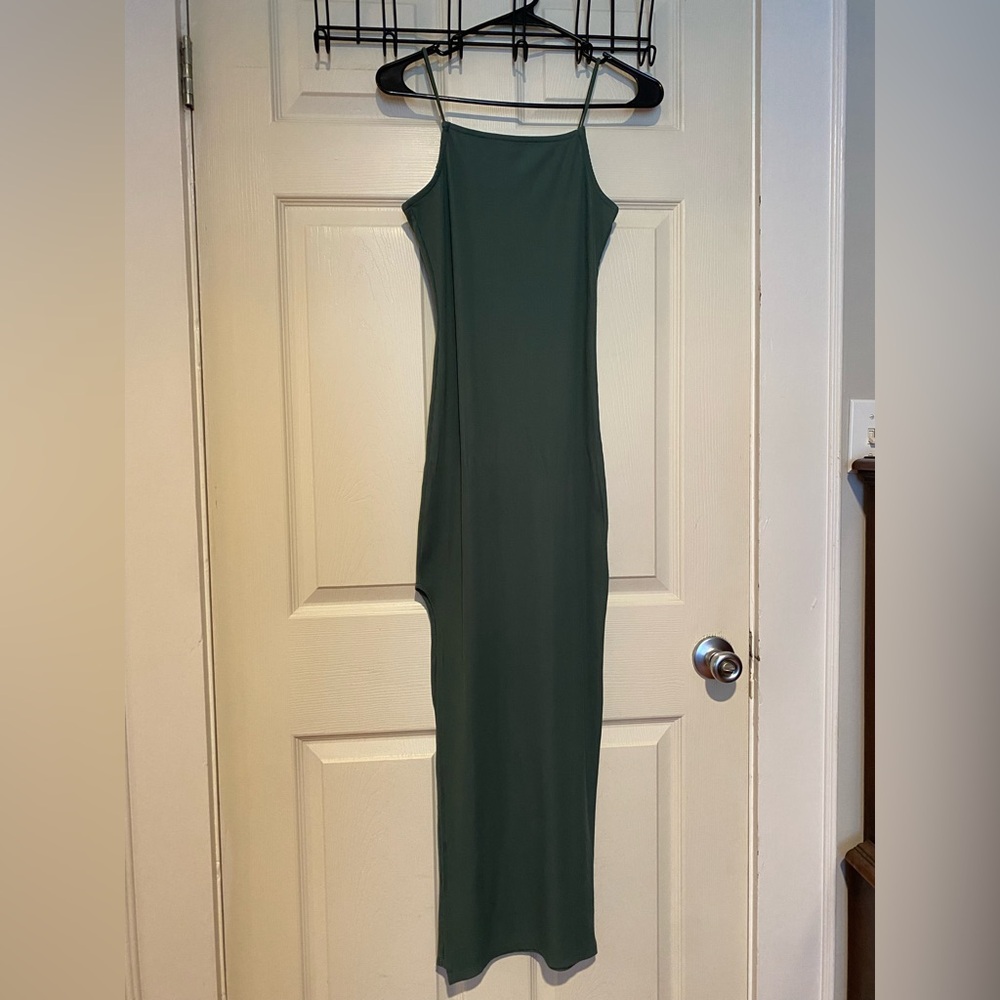 Formfitting Green Dress